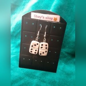 dominoes earrings